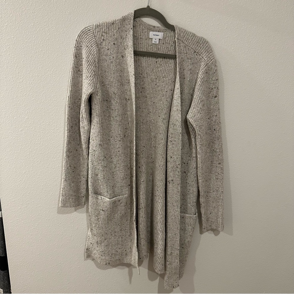 Oatmeal Speckled Cardigan